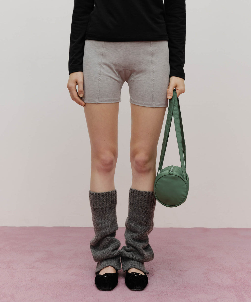 Marithe & Francois Girbaud - Classic Logo Mini Duffle Bag (Gray Khaki) product image 8 | TRAB K-Fashion Australia