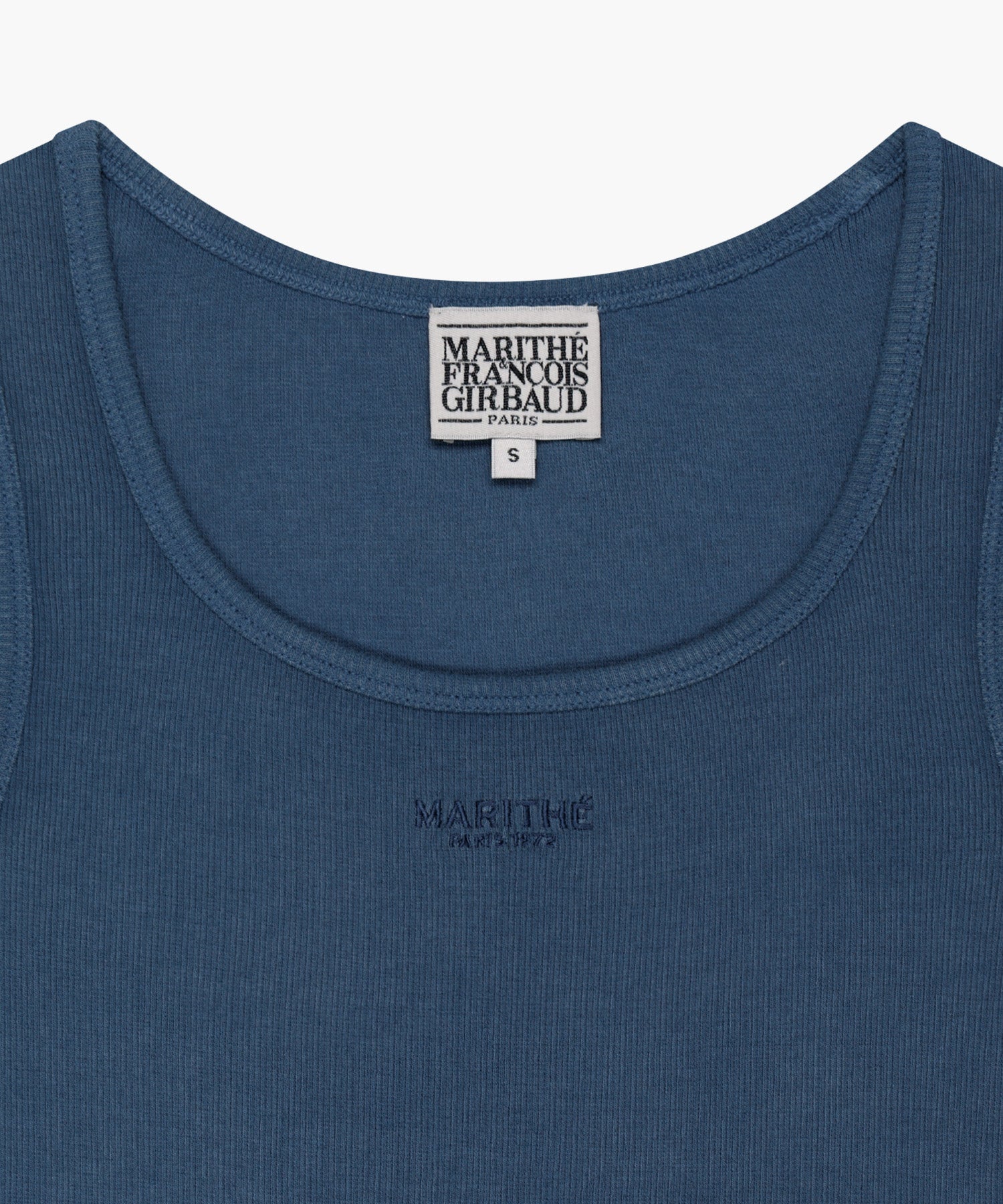Marithe & Francois Girbaud - Regular Logo Sleeveless (Blue) product image 8 | TRAB K-Fashion Australia