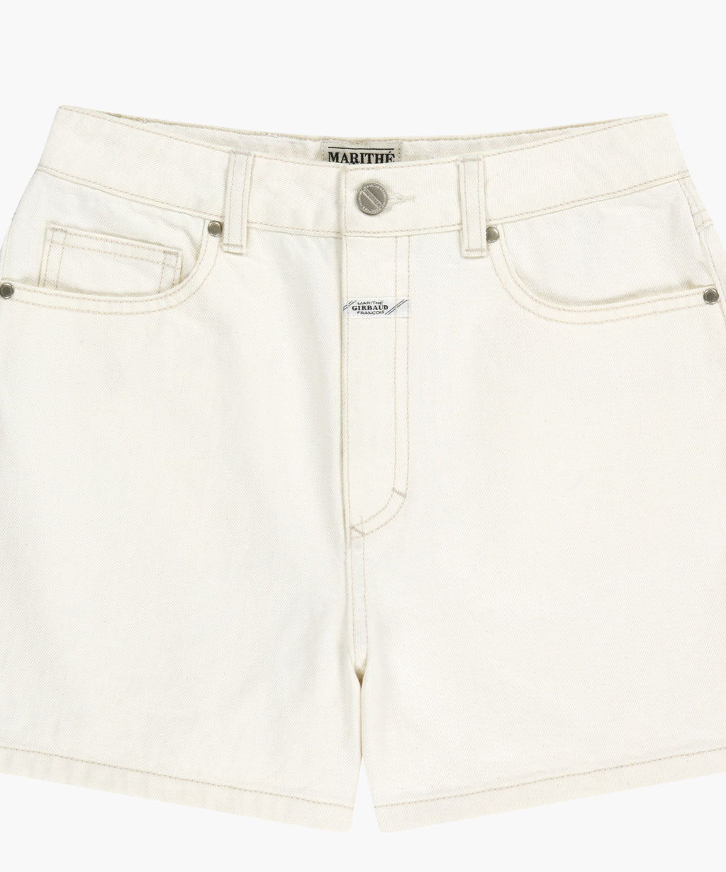 Marithe & Francois Girbaud - Denim Shorts (Ecru) product image 11 | TRAB K-Fashion Australia