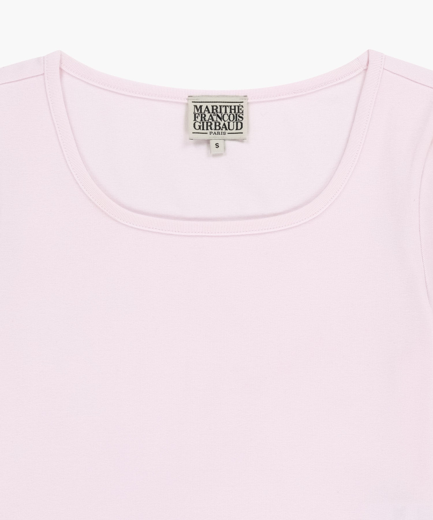 Marithe & Francois Girbaud - Basic Crop Tee (Light Pink) product image 8 | TRAB K-Fashion Australia