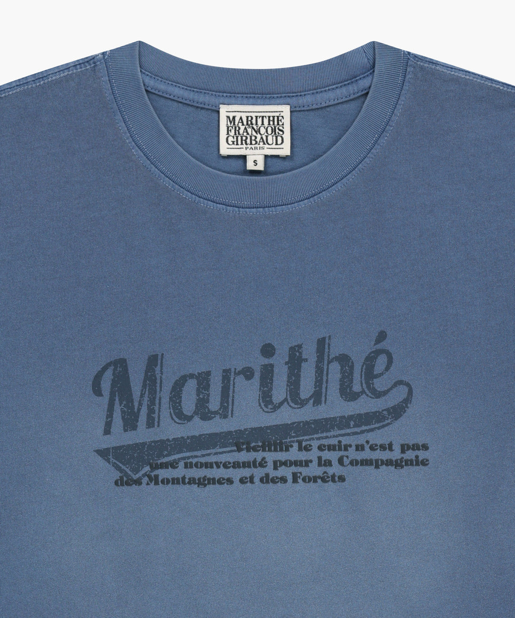 Marithe & Francois Girbaud - Gradation Dyeing Oversized Tee (Blue) product image 8 | TRAB K-Fashion Australia