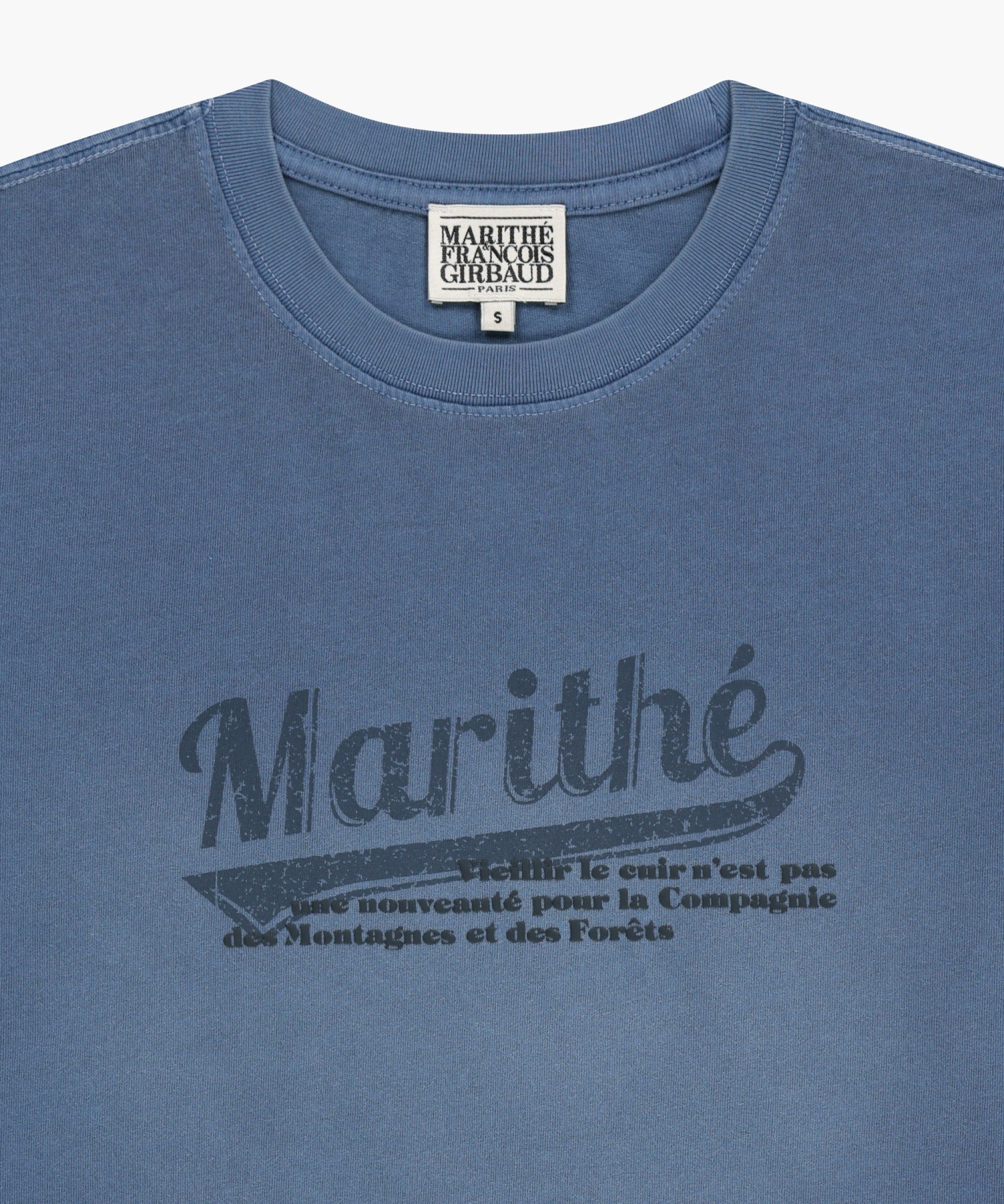 Marithe & Francois Girbaud - Gradation Dyeing Oversized Tee (Blue) product image 8 | TRAB K-Fashion Australia