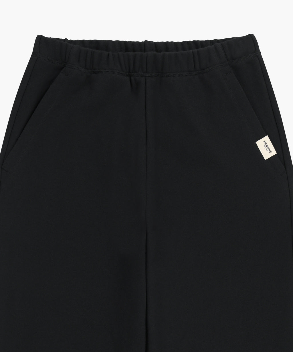 Marithe & Francois Girbaud - Basic Fold-over Sweat Pants (Black) product image 7 | TRAB K-Fashion Australia
