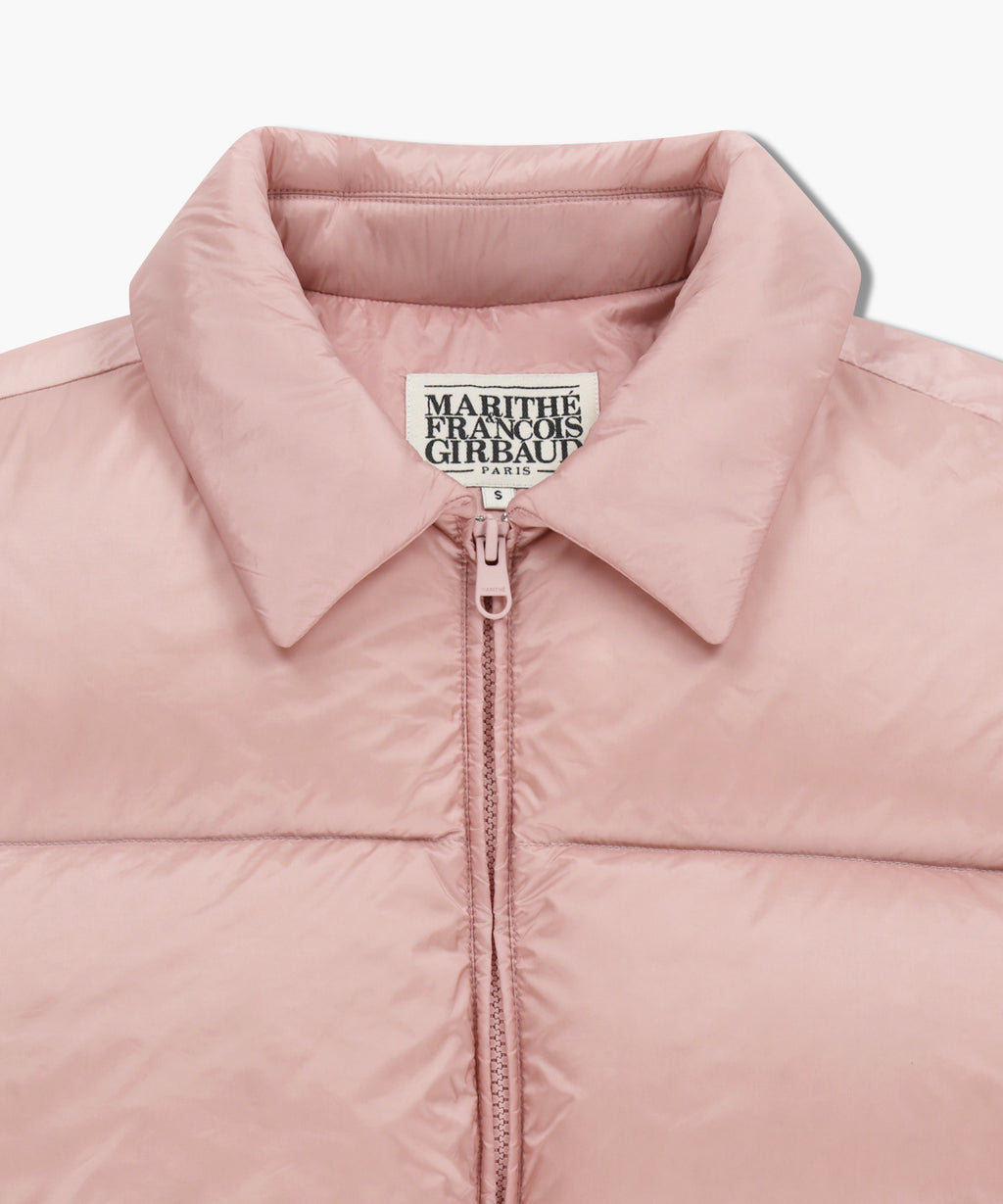 Marithe & Francois Girbaud - Collar Crop Down Jacket (Pink) product image 8 | TRAB K-Fashion Australia