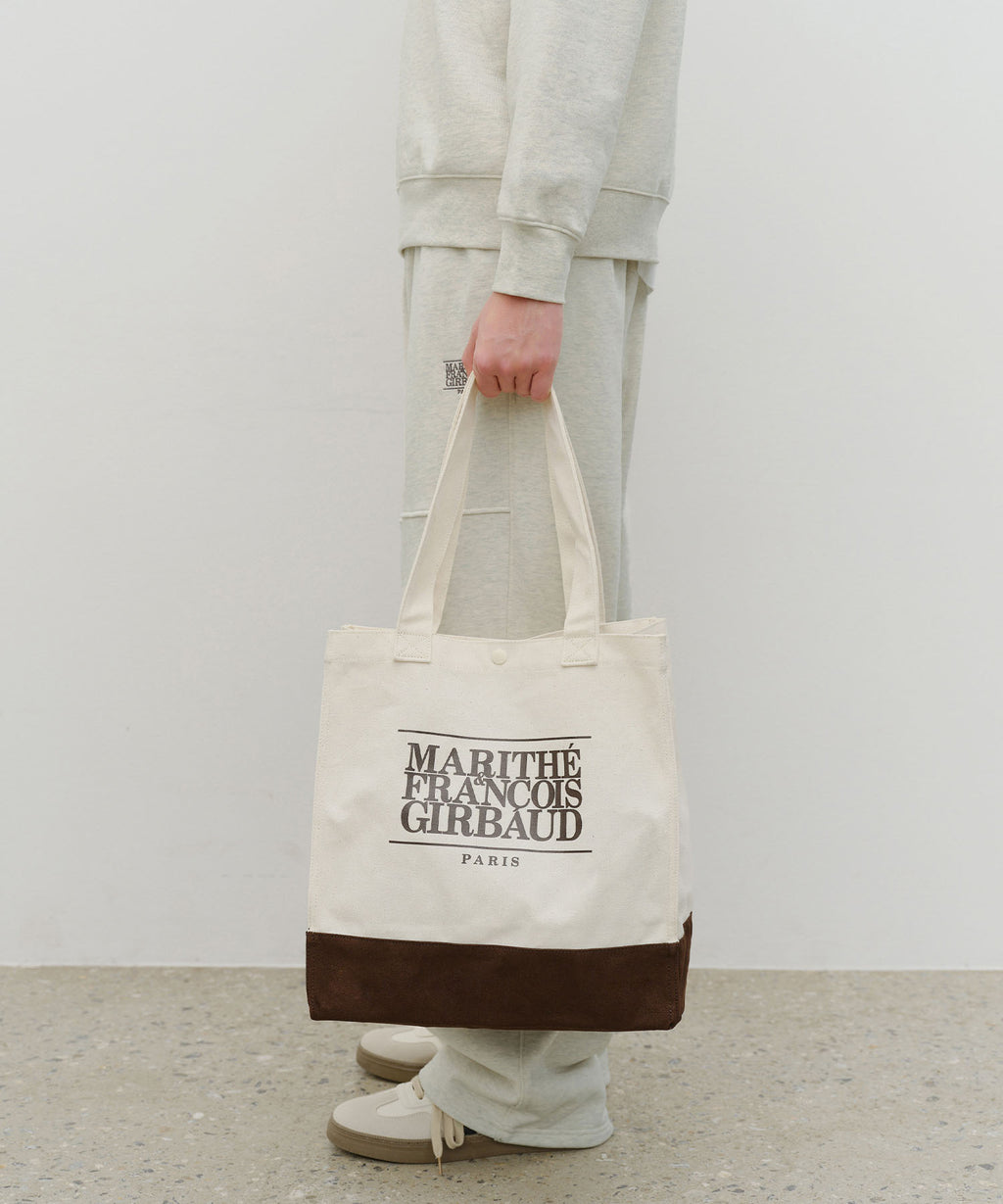 Marithe & Francois Girbaud - Classic Logo Big Shopper Bag (Natural) product image 8 | TRAB K-Fashion Australia