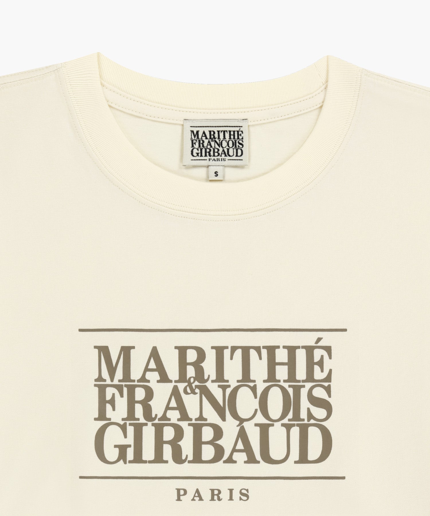 Marithe & Francois Girbaud - Classic Logo Tee (Cream) product image 8 | TRAB K-Fashion Australia
