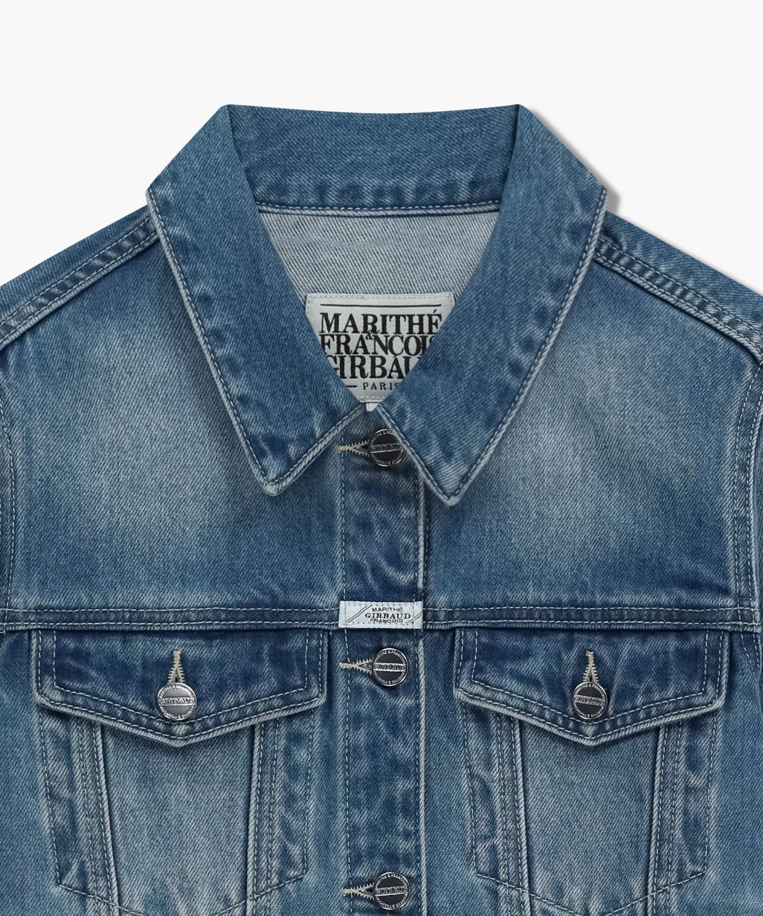 Marithe & Francois Girbaud - Denim Trucker Jacket (Blue) product image 10 | TRAB K-Fashion Australia