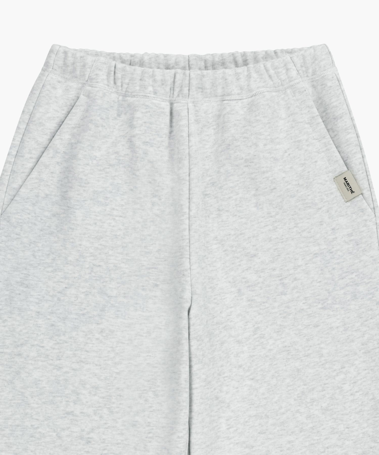 Marithe & Francois Girbaud - Basic Fold-over Sweat Pants (Light Heather Gray) product image 8 | TRAB K-Fashion Australia