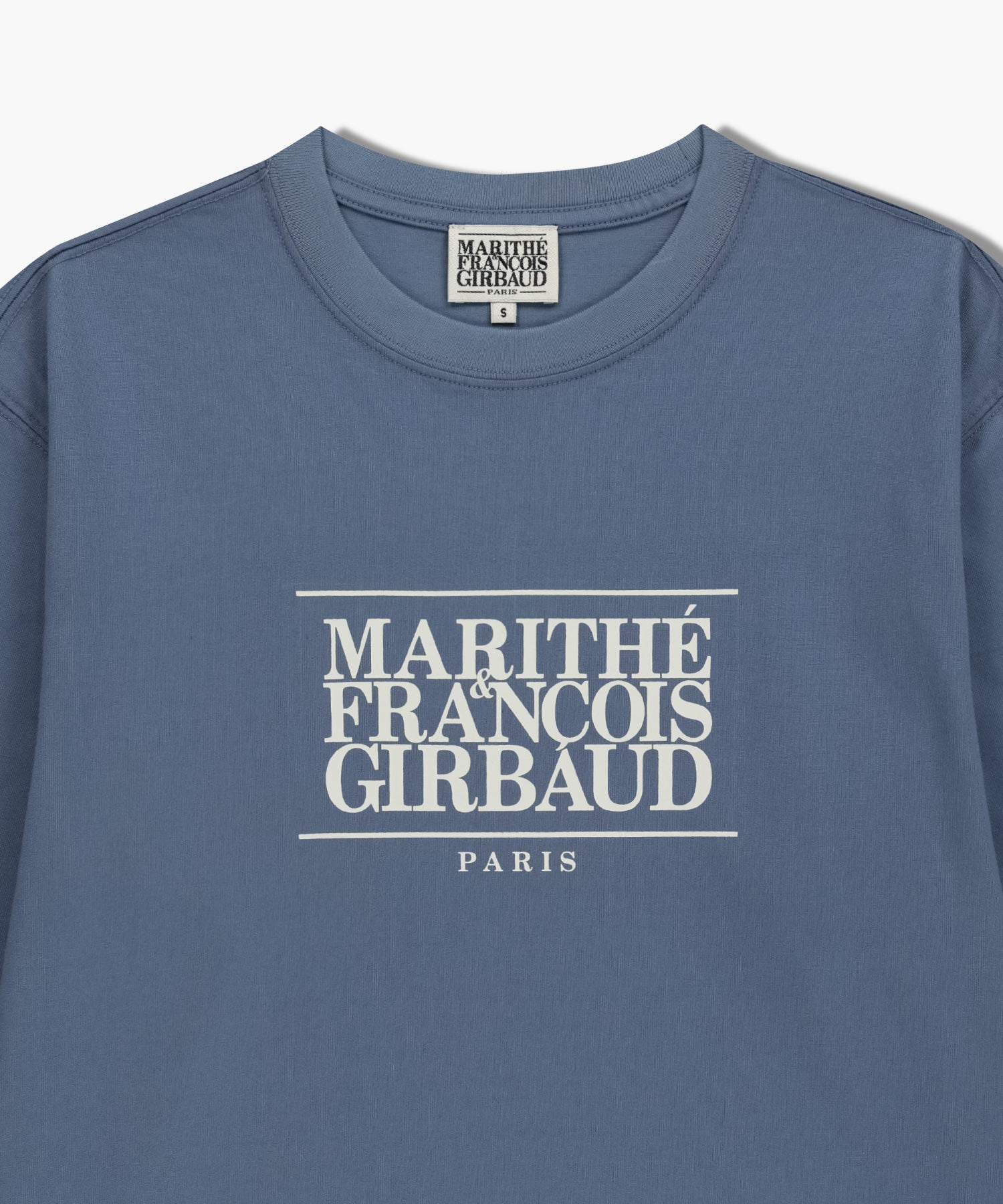 Marithe & Francois Girbaud - Classic Logo Long Sleeve (Ash Blue) product image 8 | TRAB K-Fashion Australia