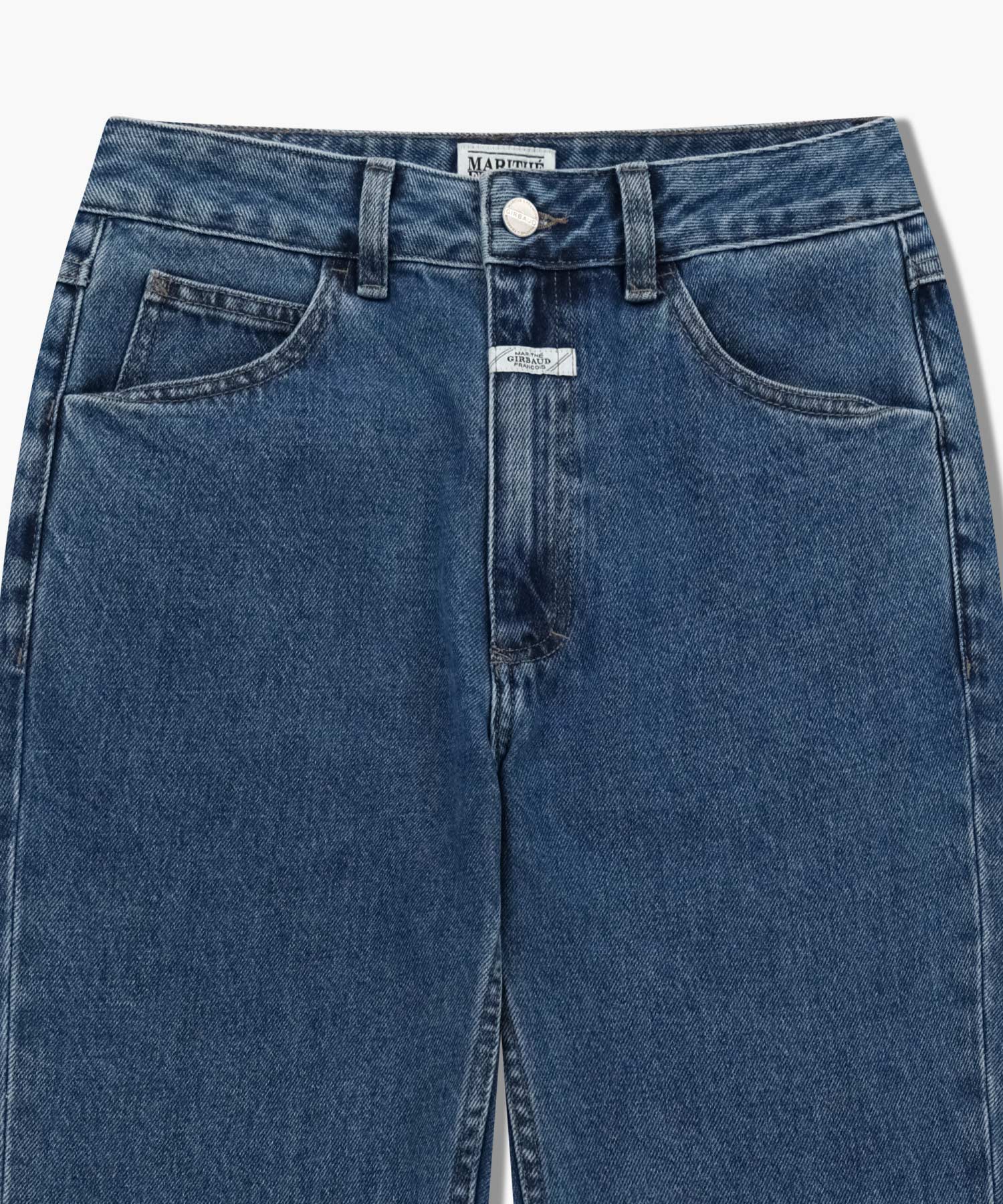 Marithe & Francois Girbaud - Slim Straight Denim Pants (Blue) product image 8 | TRAB K-Fashion Australia