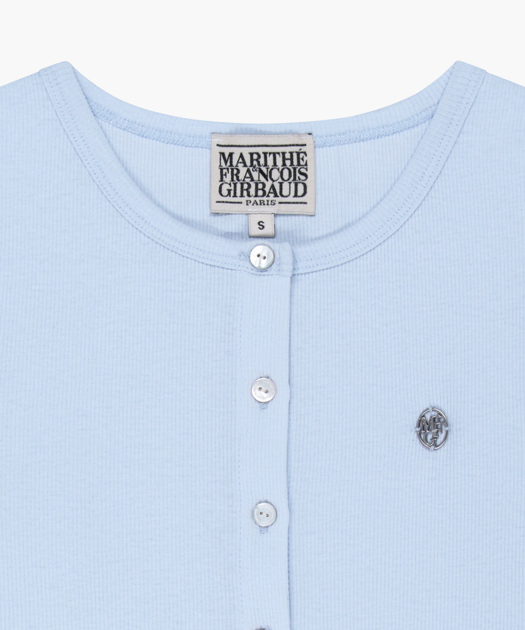 Marithe & Francois Girbaud - Button Up Sleeveless (Light Blue) product image 8 | TRAB K-Fashion Australia