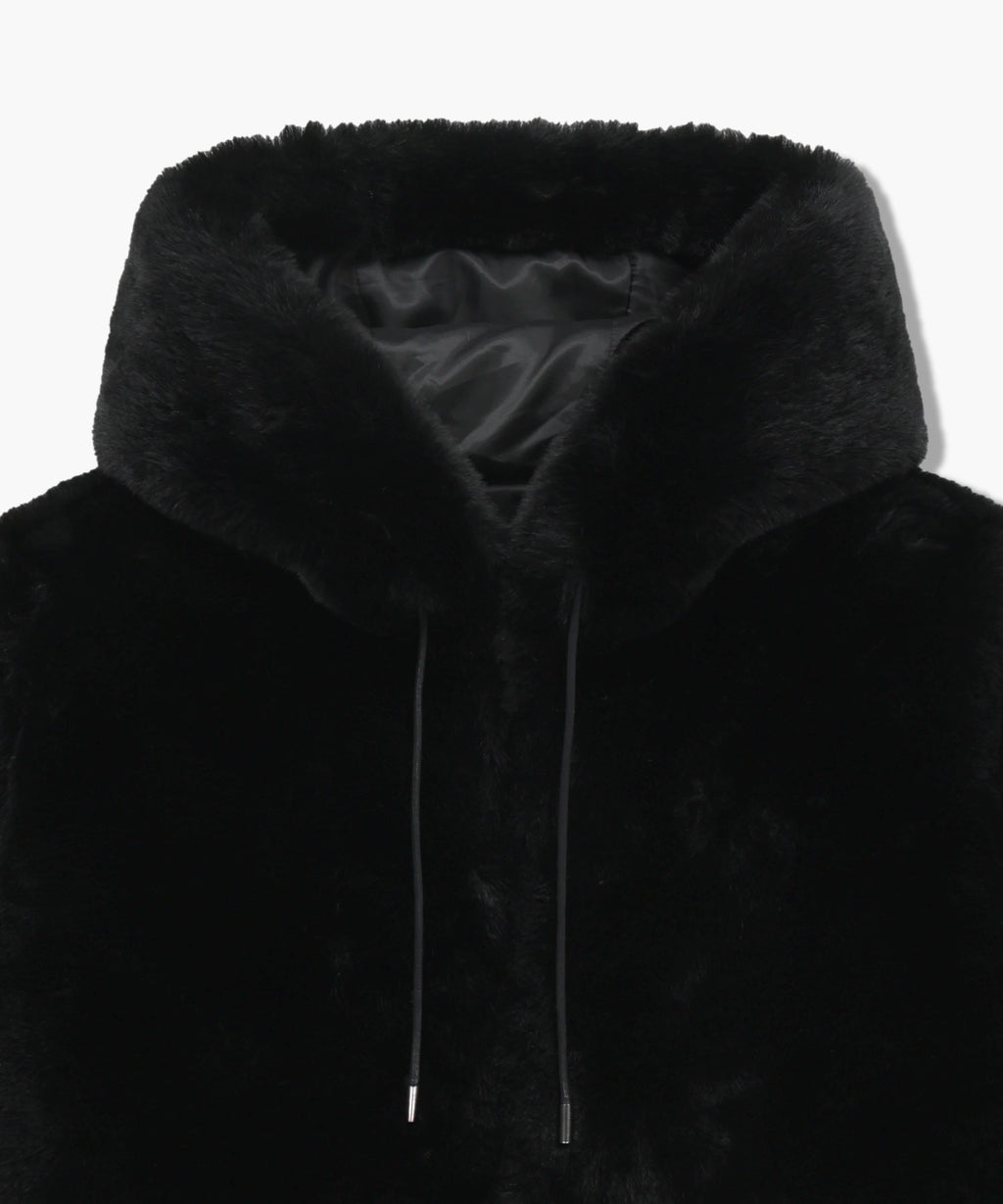 Marithe & Francois Girbaud - Hooded Faux Fur Jacket (Black) product image 8 | TRAB K-Fashion Australia