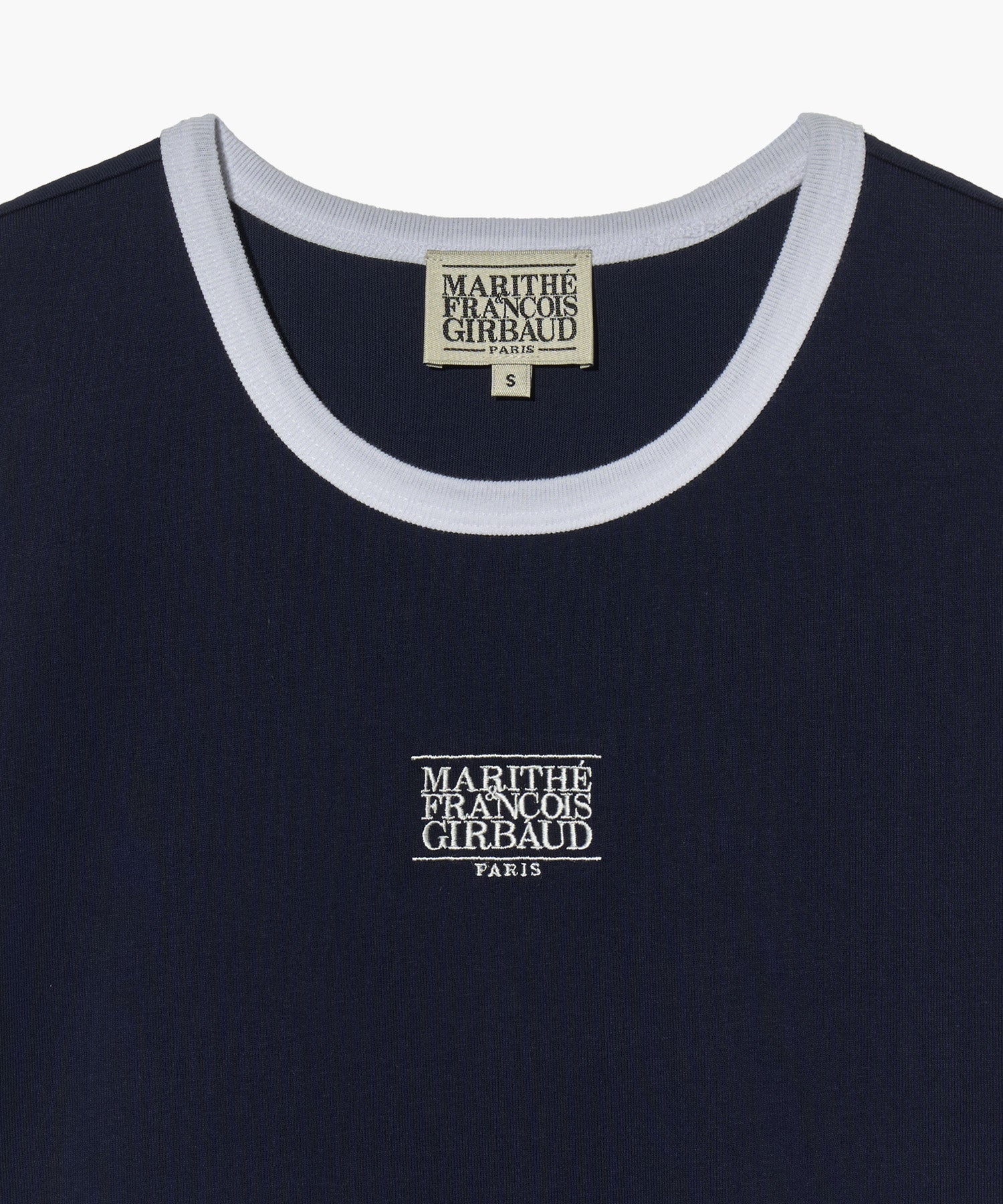 Marithe & Francois Girbaud - Classic Logo Ringer Tee (Navy) product image 8 | TRAB K-Fashion Australia