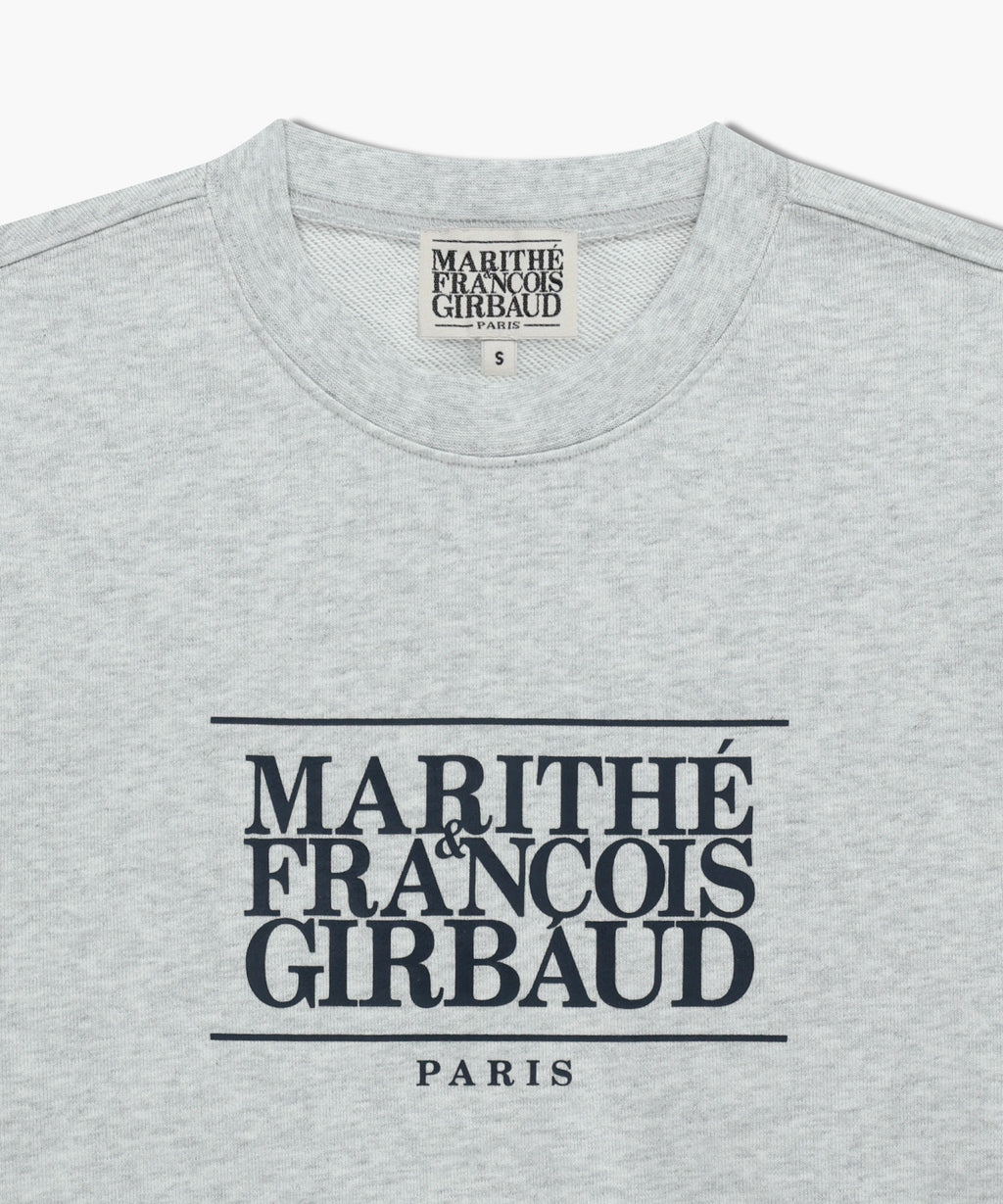Marithe & Francois Girbaud - Classic Logo Sweatshirt (Light Heather Gray) product image 8 | TRAB K-Fashion Australia