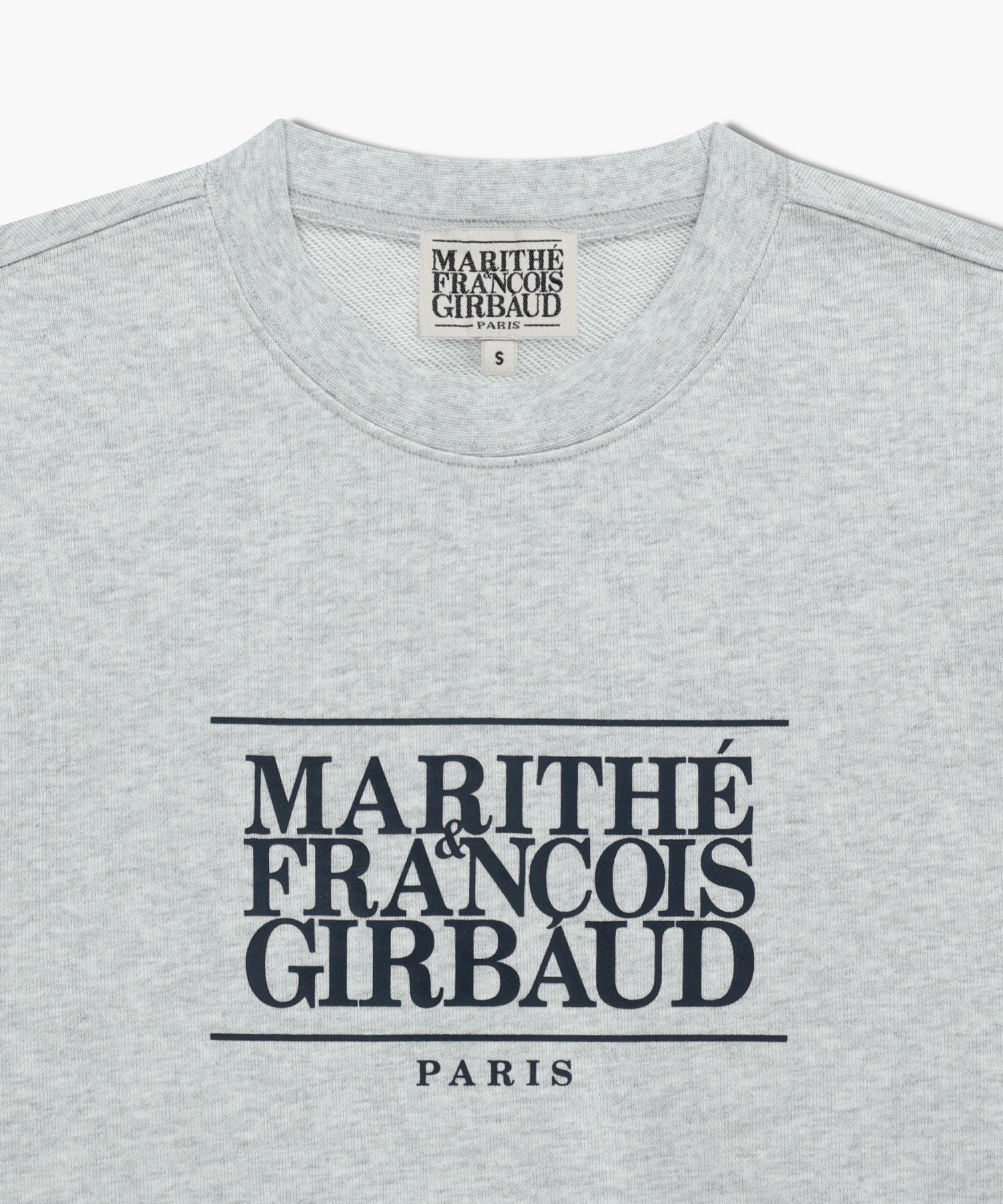 Marithe & Francois Girbaud - Classic Logo Sweatshirt (Light Heather Gray) product image 8 | TRAB K-Fashion Australia