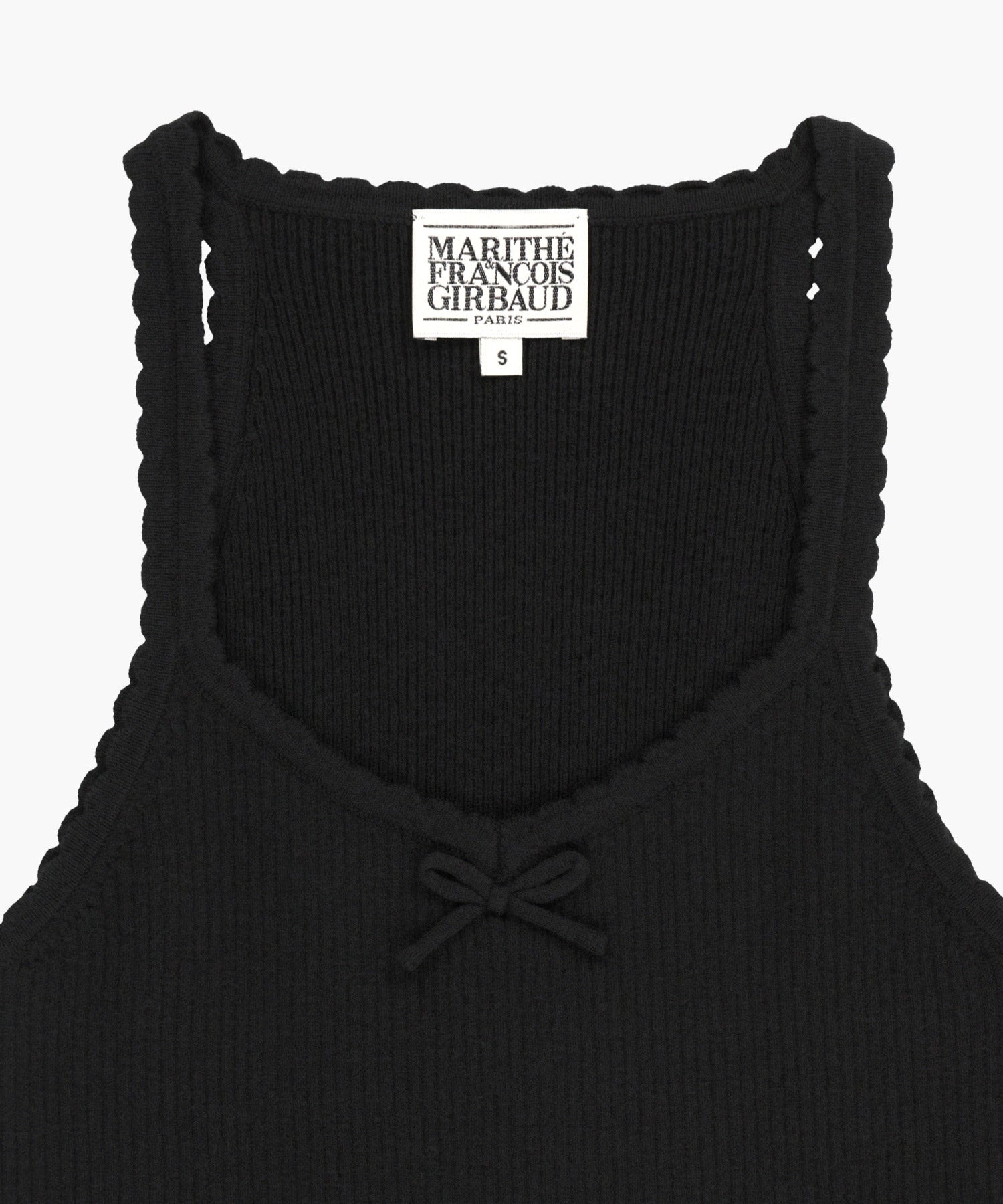 Marithe & Francois Girbaud - Lace Point Knit Vest (Black) product image 8 | TRAB K-Fashion Australia