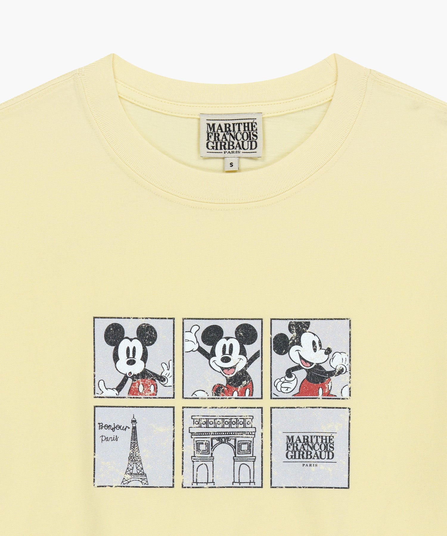 Marithe & Francois Girbaud - Mickey_filmstrip Tee (Butter) product image 8 | TRAB K-Fashion Australia