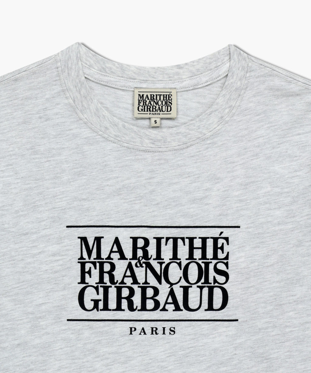 Marithe & Francois Girbaud - Classic Logo Long Sleeve (Light Heather Gray) product image 8 | TRAB K-Fashion Australia
