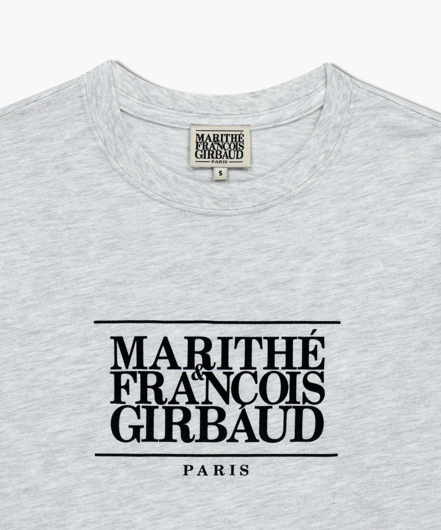 Marithe & Francois Girbaud - Classic Logo Long Sleeve (Light Heather Gray) product image 8 | TRAB K-Fashion Australia