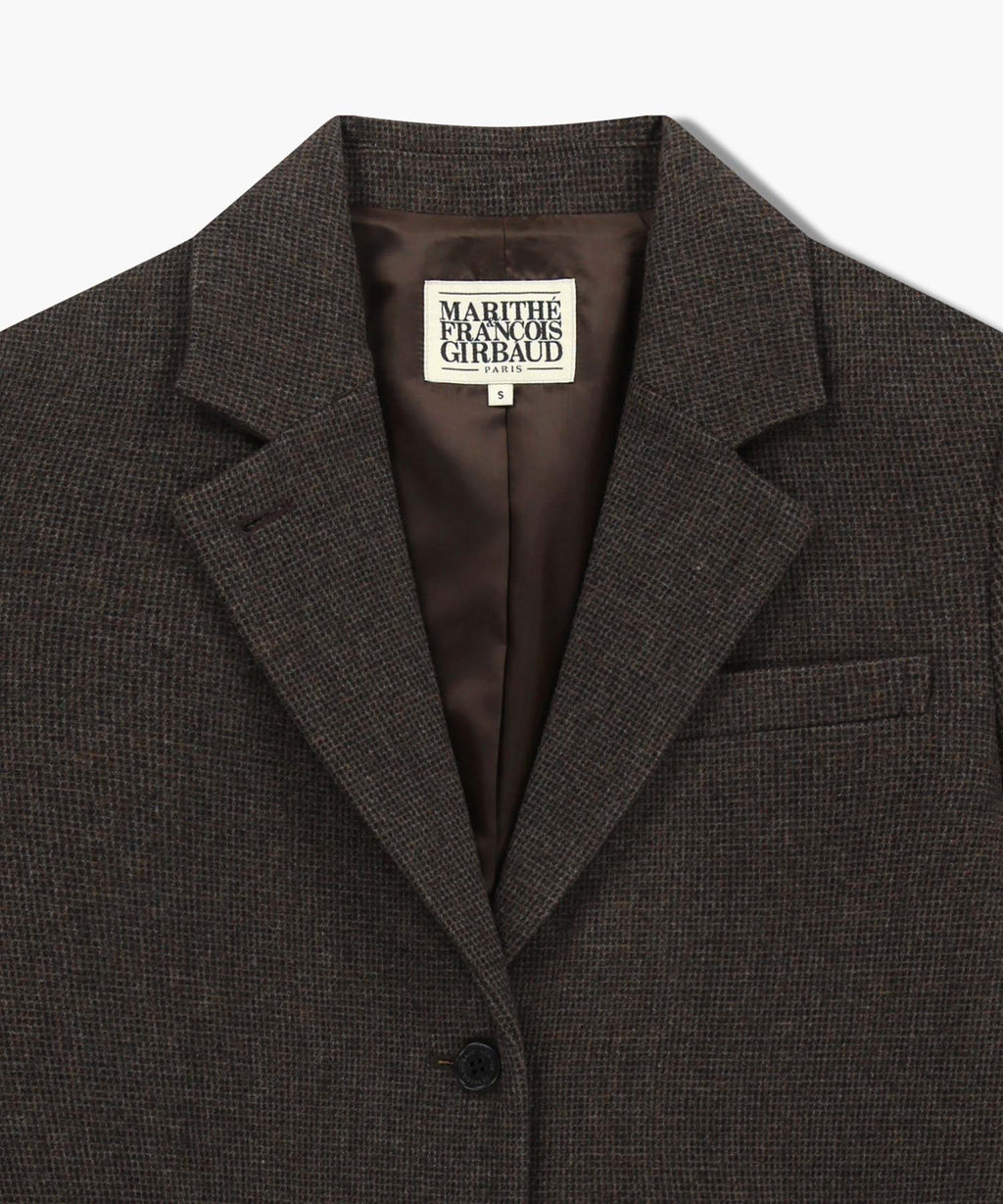 Marithe & Francois Girbaud - Wool Blazer Jacket (Brown) product image 8 | TRAB K-Fashion Australia
