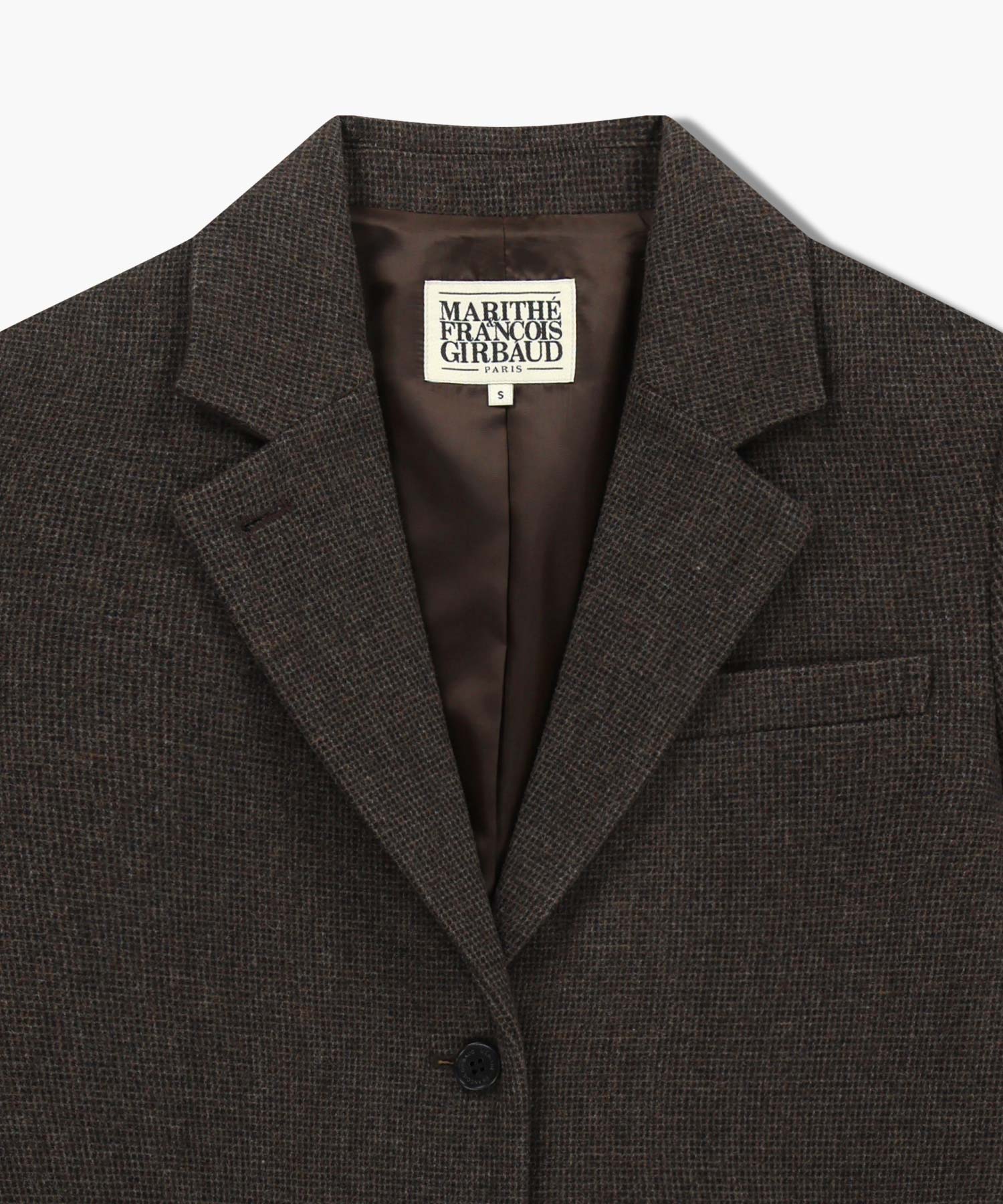 Marithe & Francois Girbaud - Wool Blazer Jacket (Brown) product image 8 | TRAB K-Fashion Australia