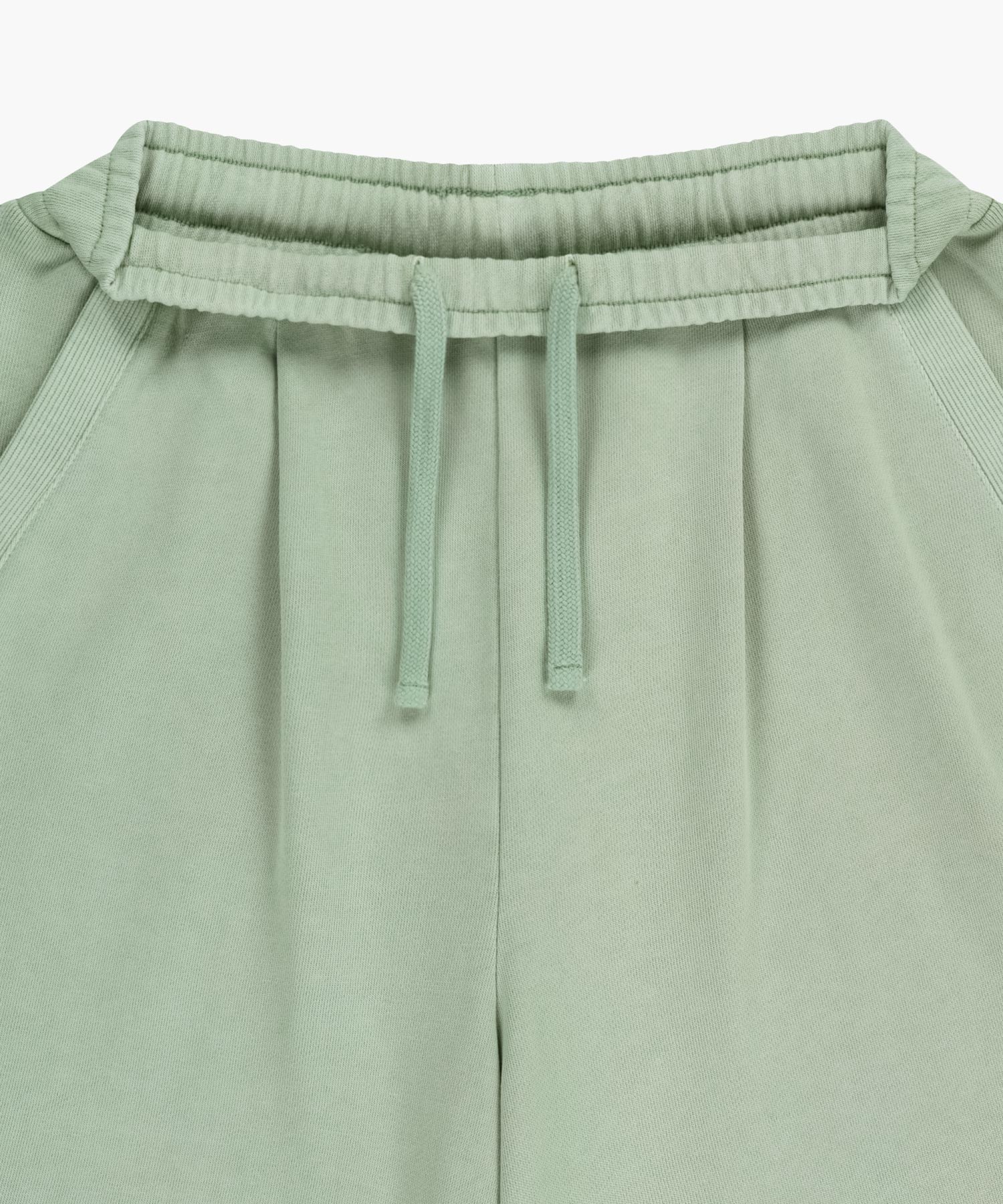 Marithe & Francois Girbaud - Outline Classic Logo Dyeing Bermuda Sweat Shorts (Mint) product image 8 | TRAB K-Fashion Australia