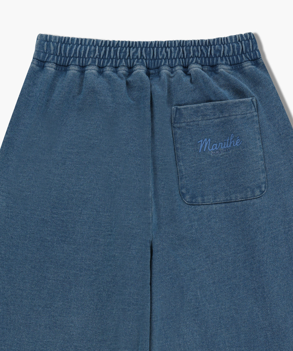 Marithe & Francois Girbaud - Garment Dyed Sweat Pants (Blue) product image 8 | TRAB K-Fashion Australia