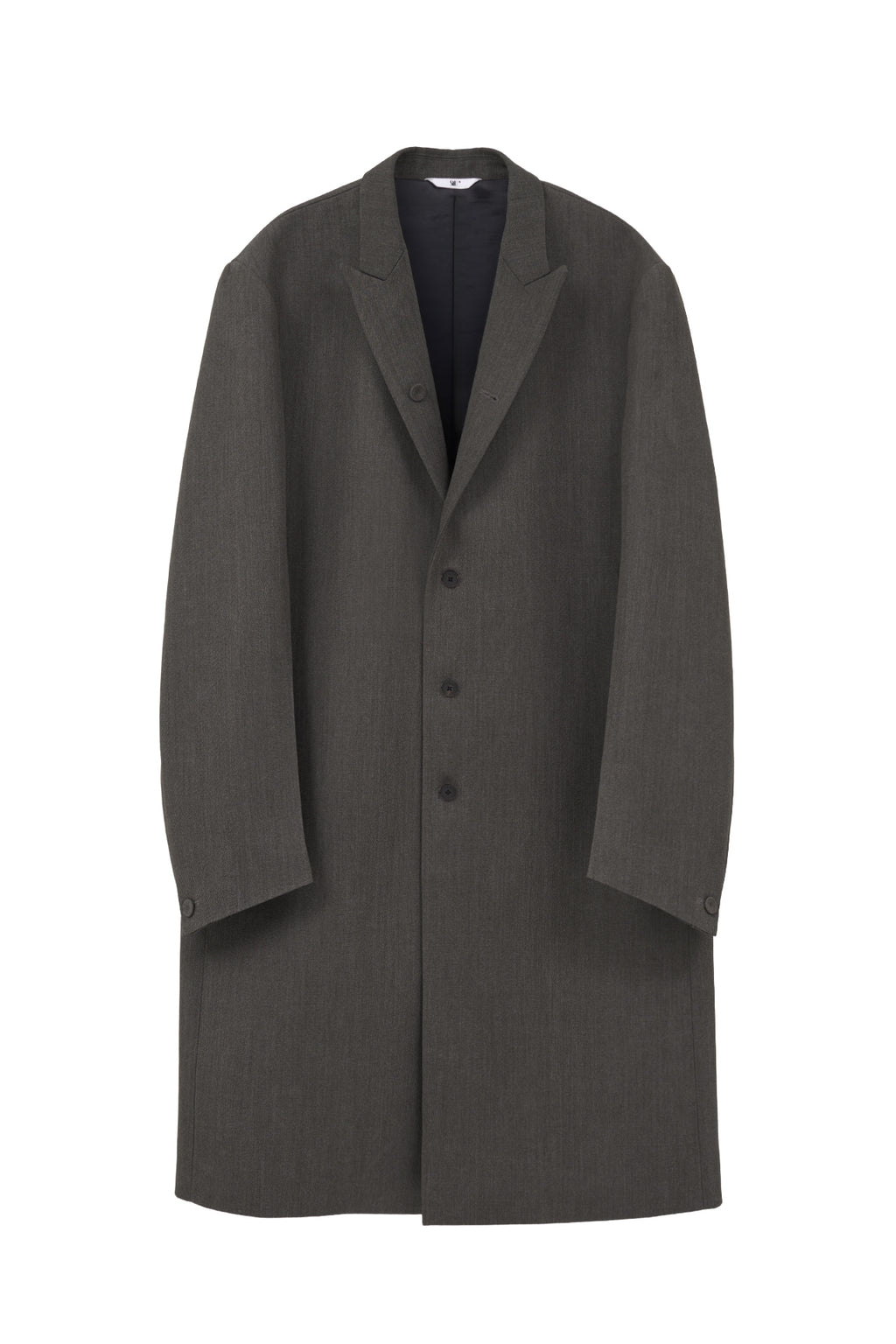 STU - Slanted 3 Button Wool Single Coat (Grey) product image 17 | TRAB K-Fashion Australia