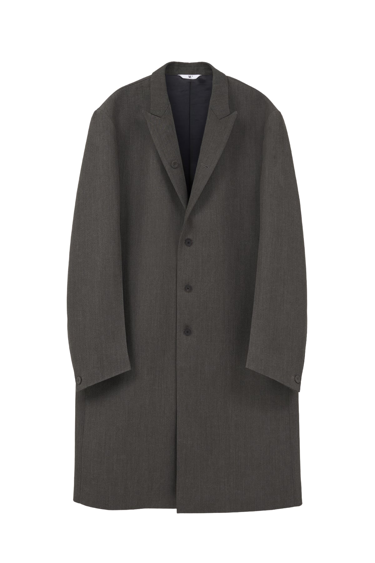 STU - Slanted 3 Button Wool Single Coat (Grey) product image 17 | TRAB K-Fashion Australia