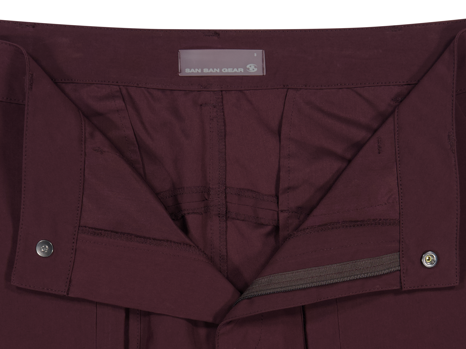 San San Gear - Seam Line Pants (Burgundy) product image 11 | TRAB K-Fashion Australia