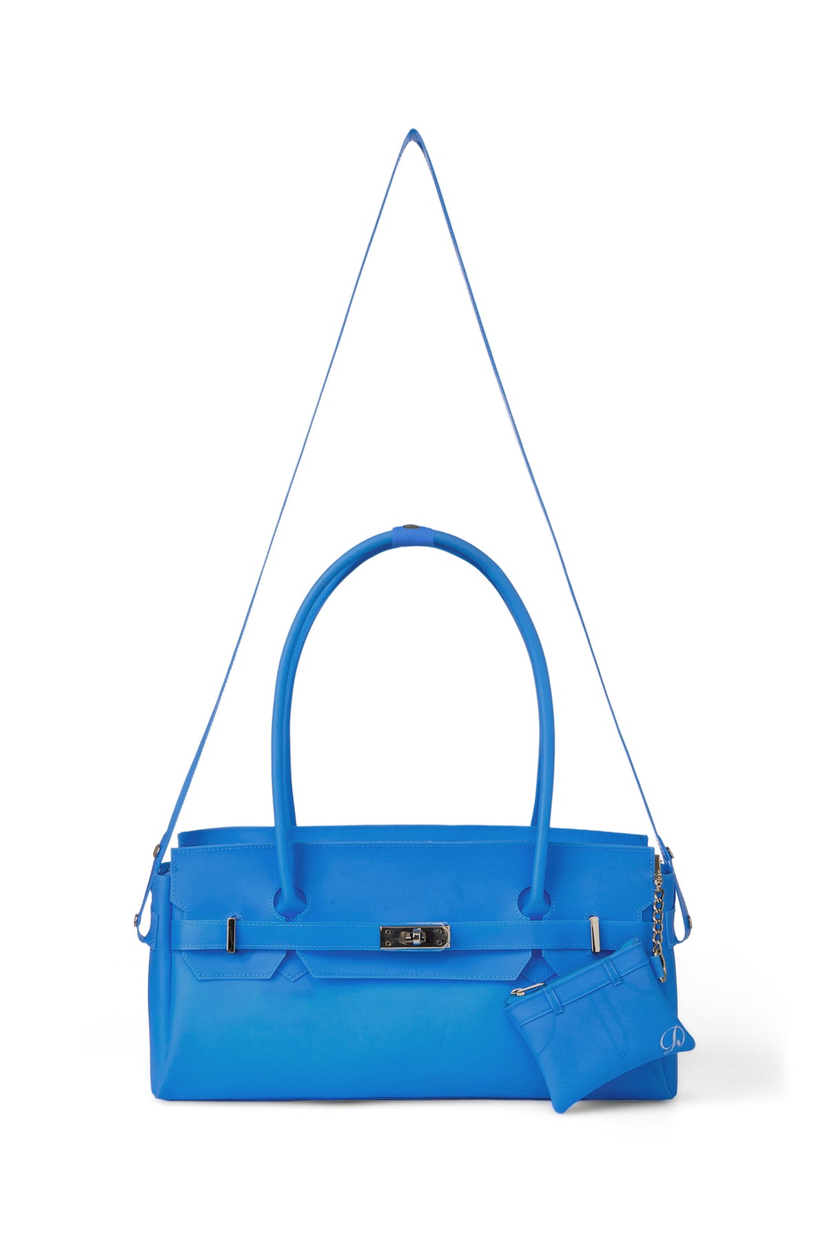 Deinet - [free Card Wallet] Jelly Two-Way Bag (Blue) product image 5 | TRAB K-Fashion Australia
