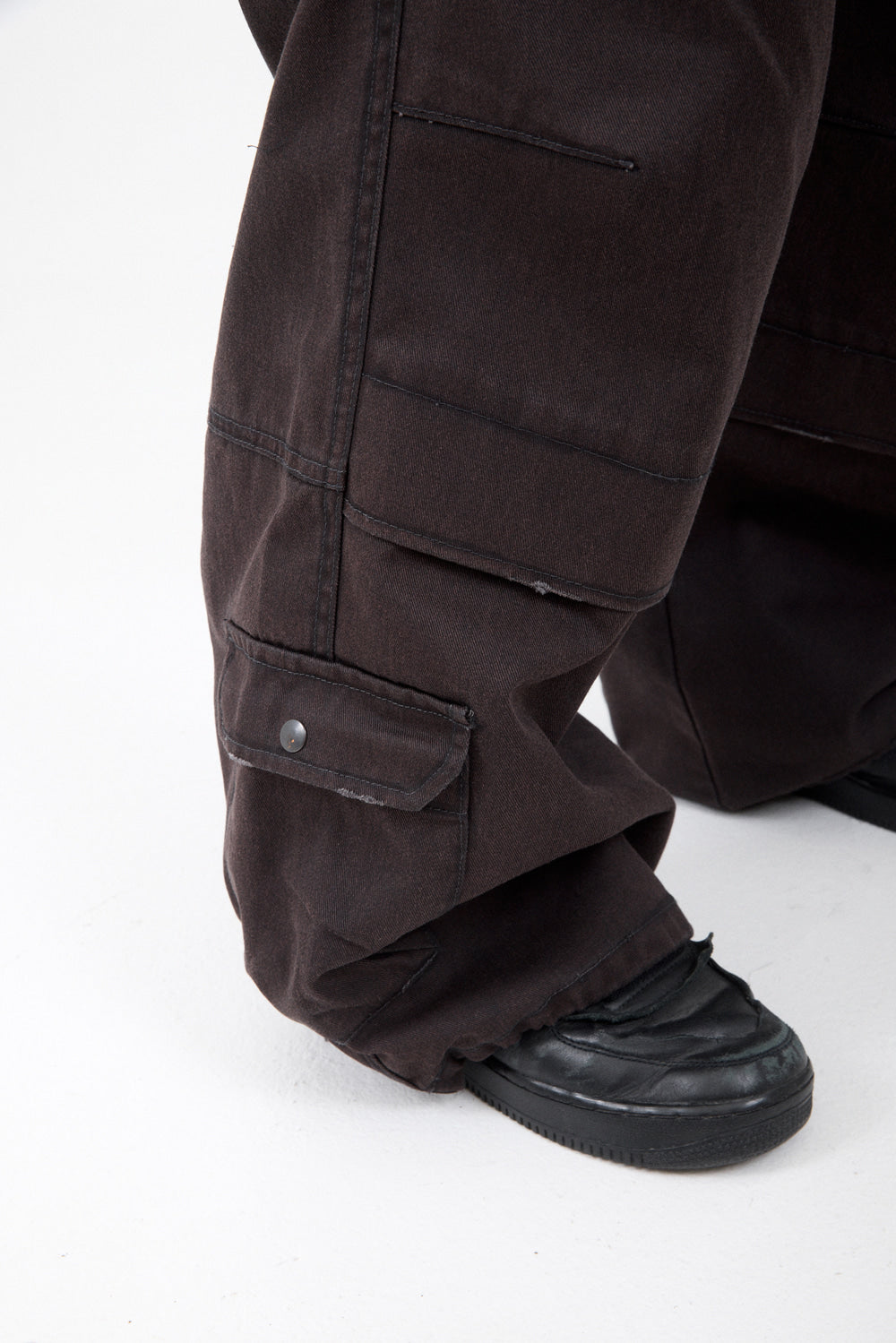 Hatchingroom - Zip Cargo Work Pants (Bleached Purple Brown) product image 15 | TRAB K-Fashion Australia