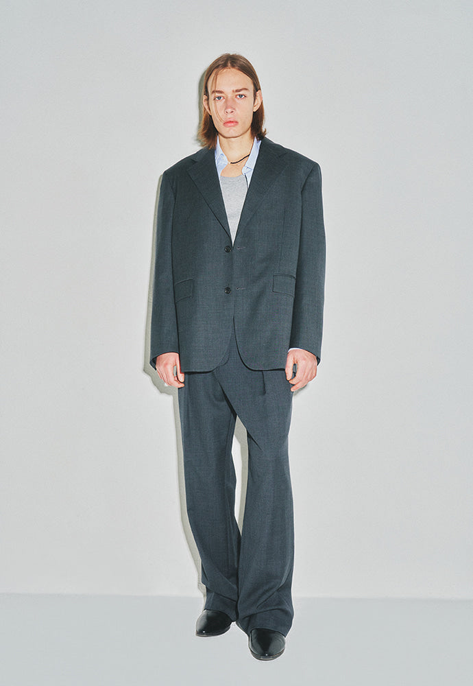 Tonywack - Relaxed Fit Tailored Blazer (Grey) product image 1 | TRAB K-Fashion Australia