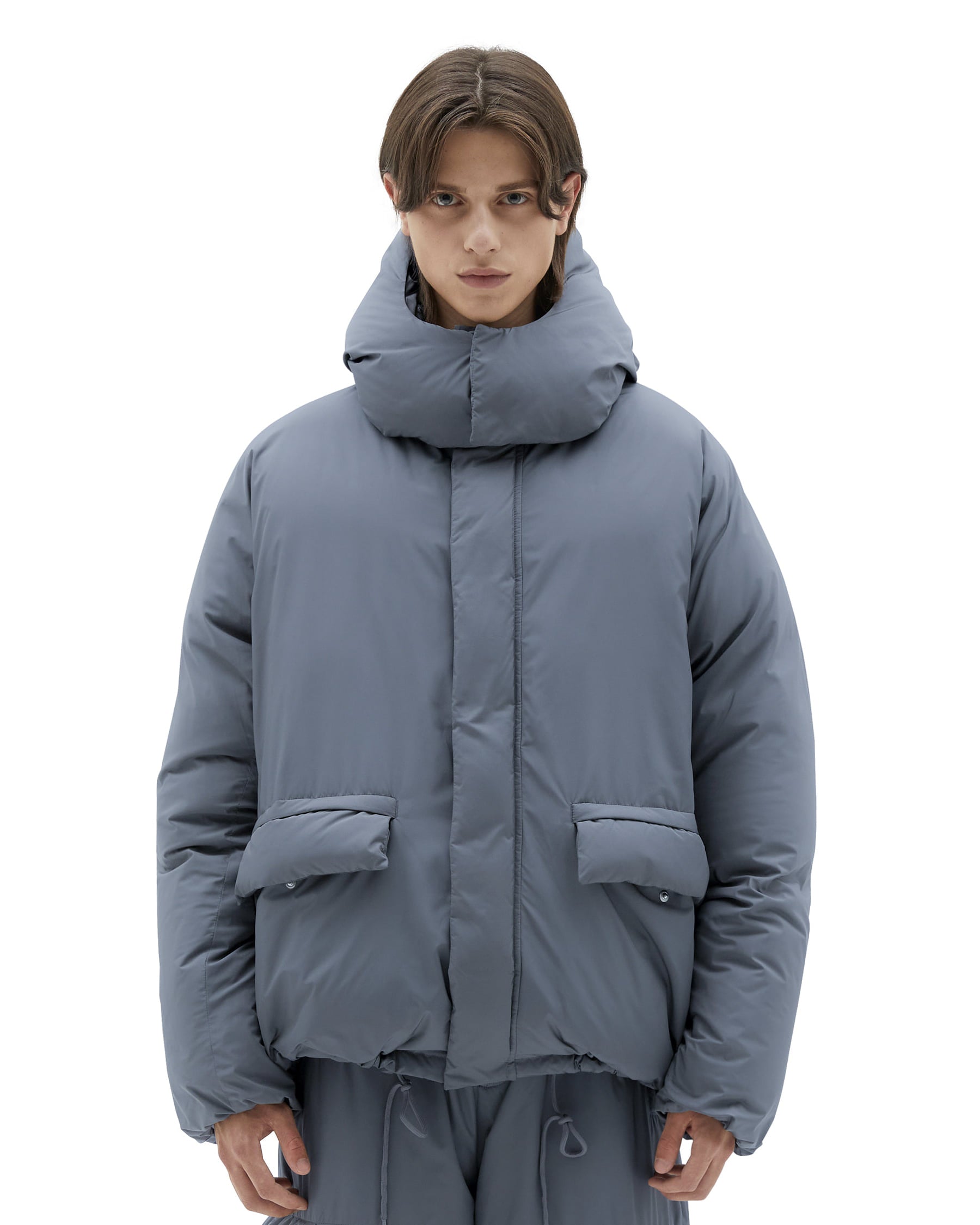 Brownyard - Utility Goose Down Parka (Blue Grey) product image 1 | TRAB K-Fashion Australia