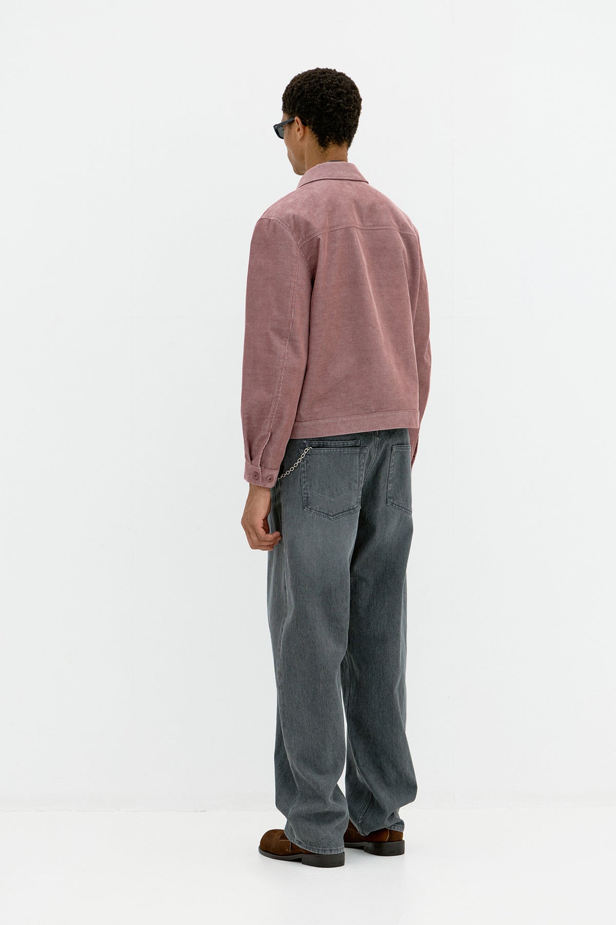 Coor - Corduroy Multi Pocket Shirt Jacket (Indi Pink) product image 4 | TRAB K-Fashion Australia