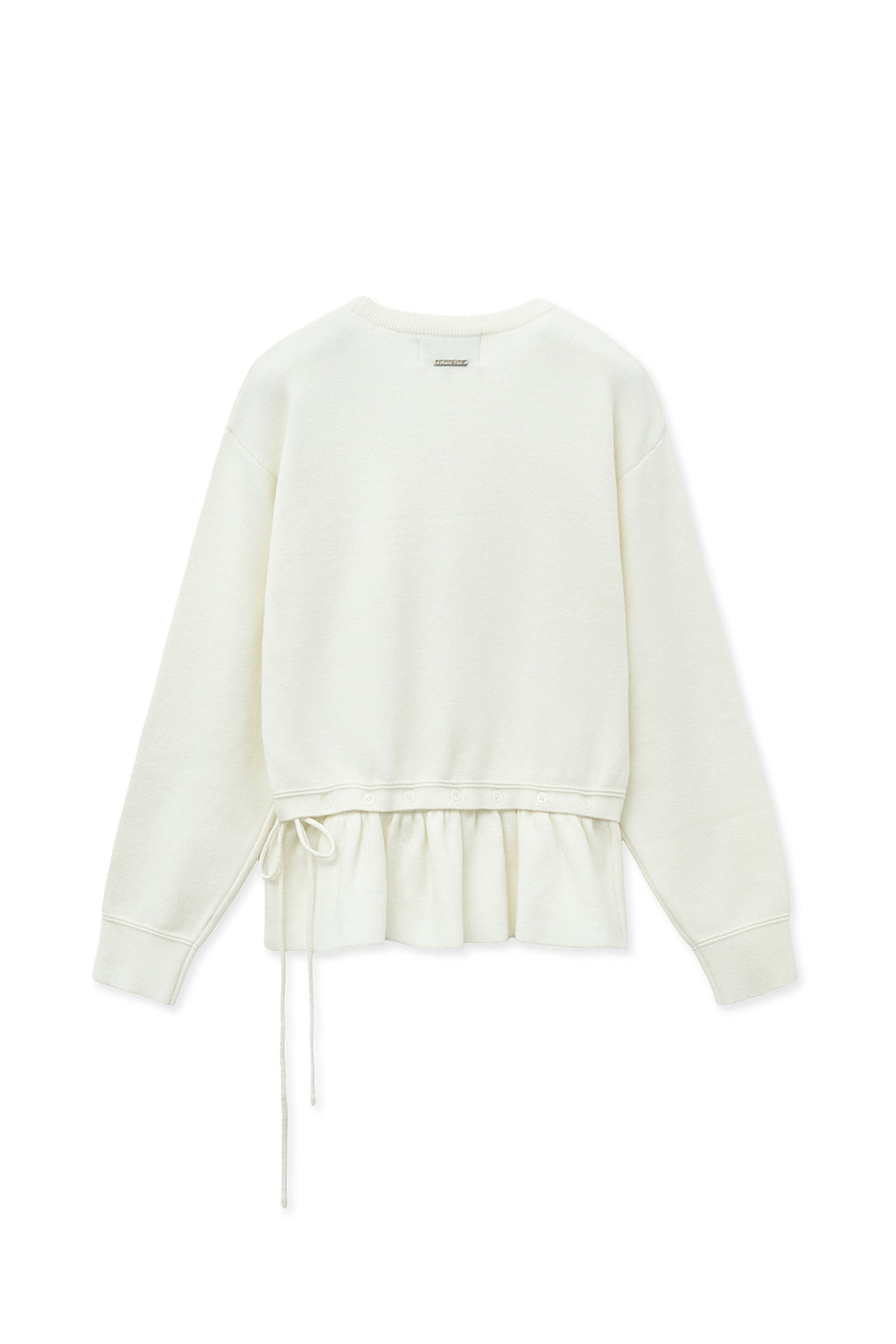 Matin Kim - Detachable Skirt Knit Pullover (Ivory) product image 3 | TRAB K-Fashion Australia