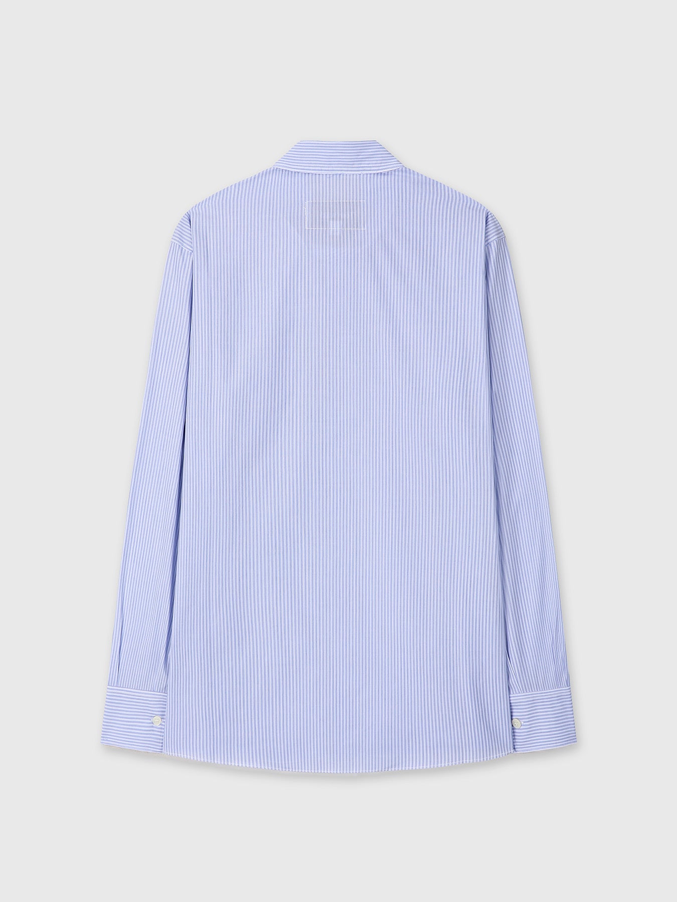 Tonywack - Cut Out Stripe Cotton Shirt (Sky Blue Stripe) product image 9 | TRAB K-Fashion Australia