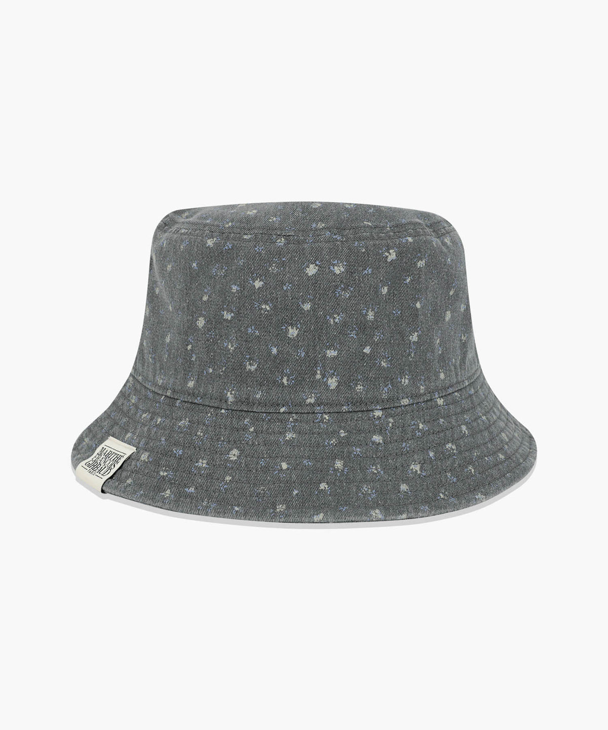 Marithe & Francois Girbaud - Classic Logo Flower Bucket Hat (Washed Black) product image 1 | TRAB K-Fashion Australia