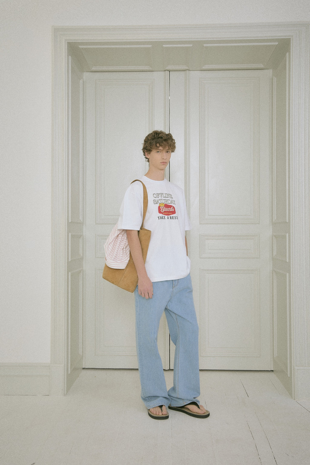 STU - Sign Printing T-Shirt (White) product image 9 | TRAB K-Fashion Australia