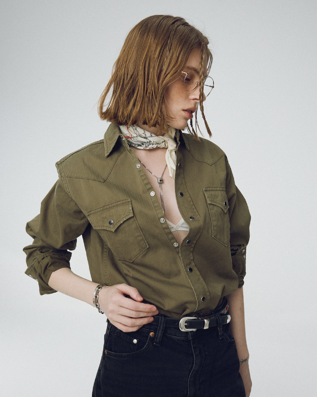 Numbering - Square Concho Bolo Tie #7808 product image 2 | TRAB K-Fashion Australia