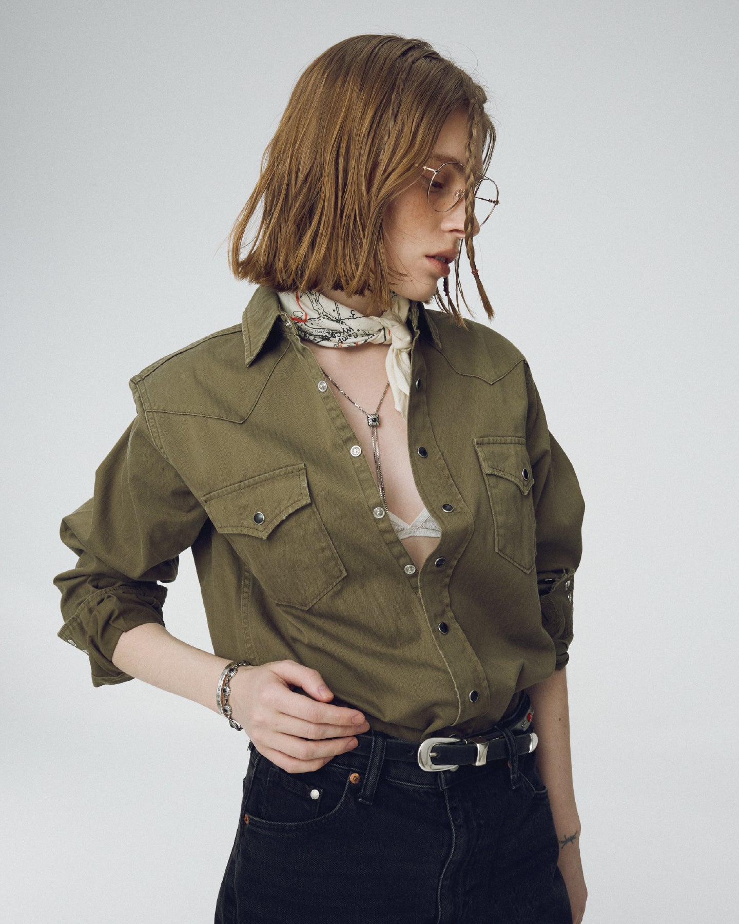 Numbering - Square Concho Bolo Tie #7808 product image 2 | TRAB K-Fashion Australia