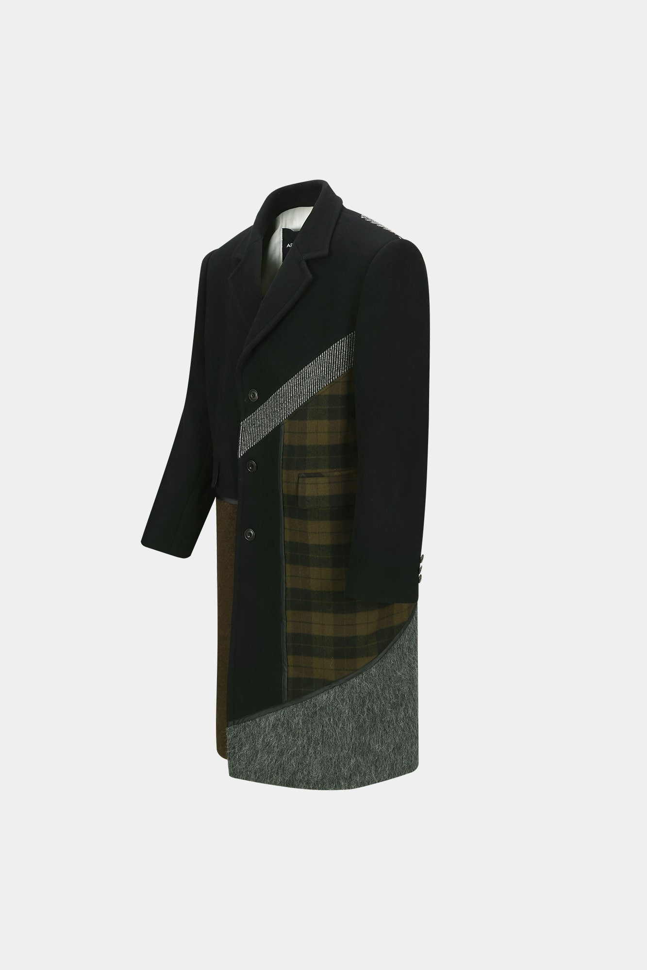 Andersson Bell - Patchwork Wool Coat (Multi) product image 9 | TRAB K-Fashion Australia