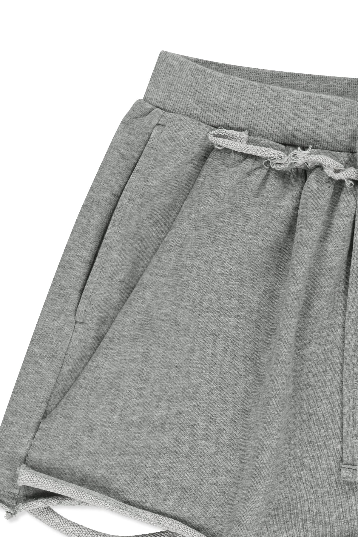 Matin Kim - Distressed Terry Skort Shorts (Grey) product image 5 | TRAB K-Fashion Australia
