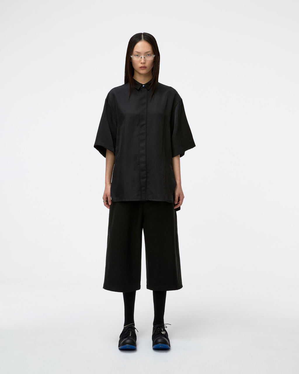 Ader Error - Half Sleeve Shirt Product. 57 (Noir) product image 1 | TRAB K-Fashion Australia