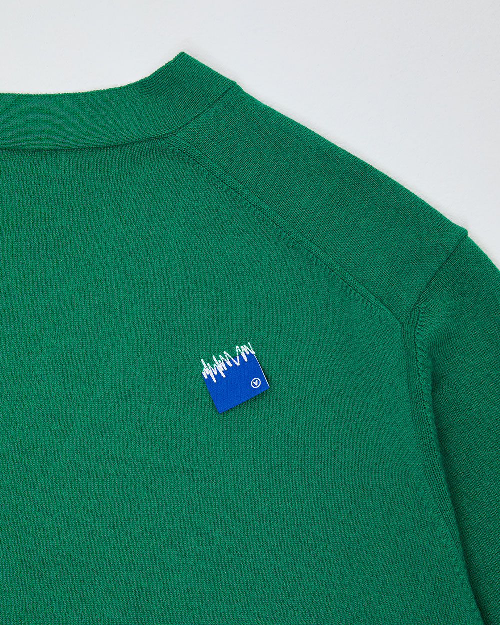 Ader Error - Decal logo cardigan (Green) product image 9 | TRAB K-Fashion Australia