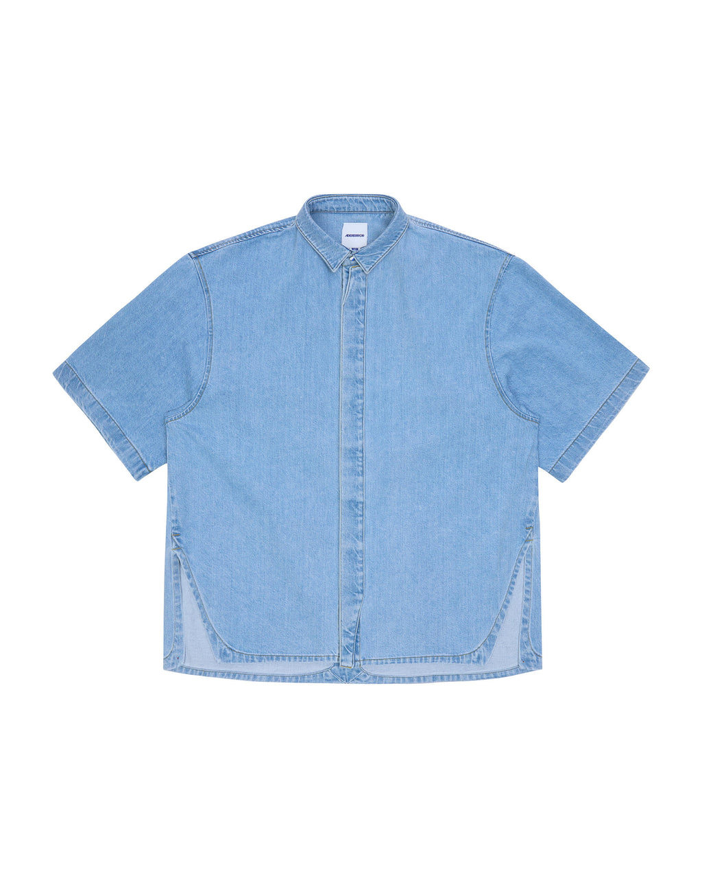 Ader Error - Half Sleeve Shirt Product. 57 (Light Blue) product image 10 | TRAB K-Fashion Australia