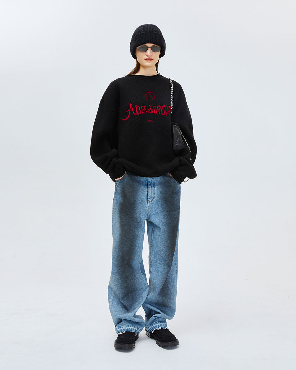 Ader Error - Verif logo knit (Noir) product image 1 | TRAB K-Fashion Australia