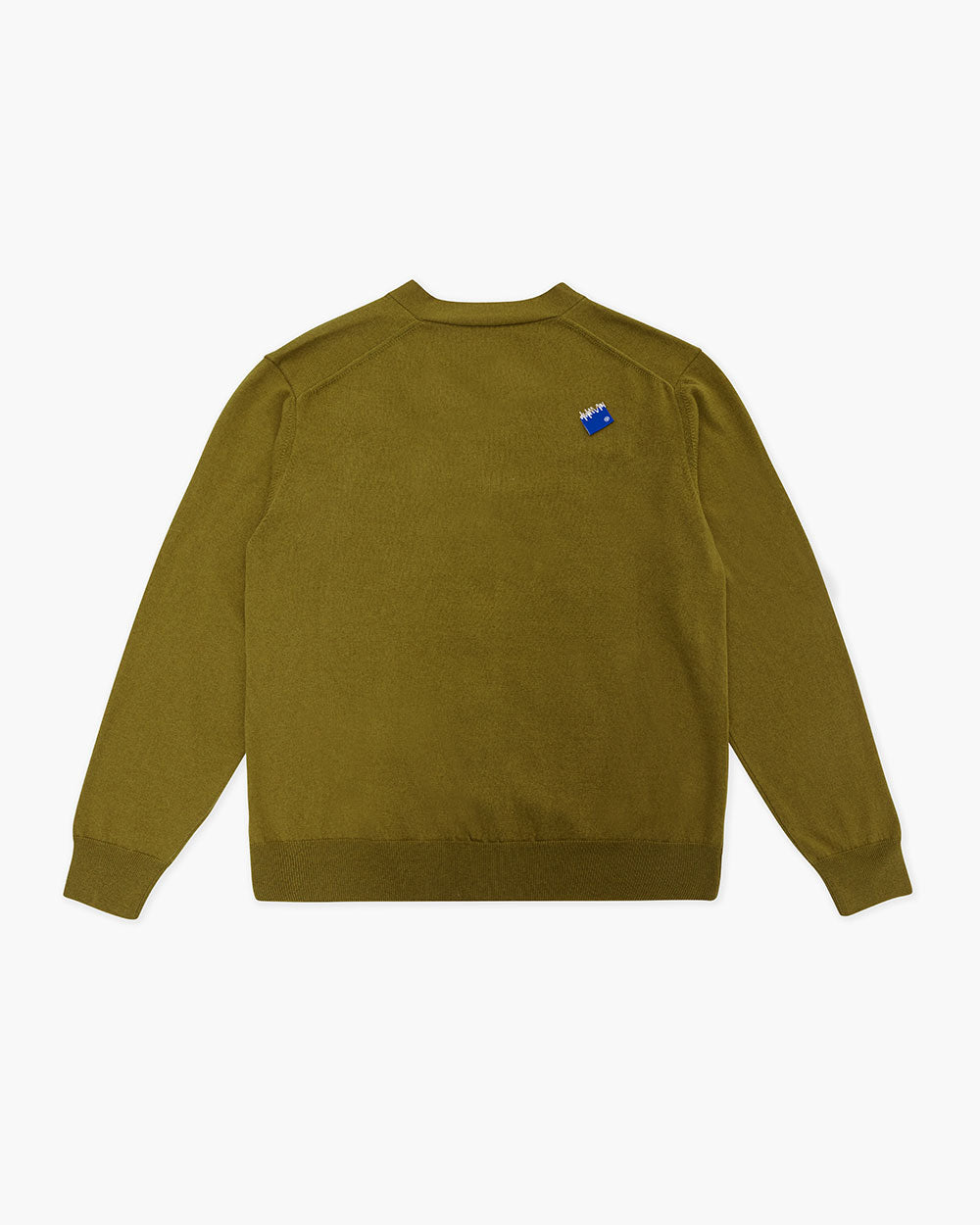 Ader Error - Decal logo cardigan (Khaki) product image 11 | TRAB K-Fashion Australia