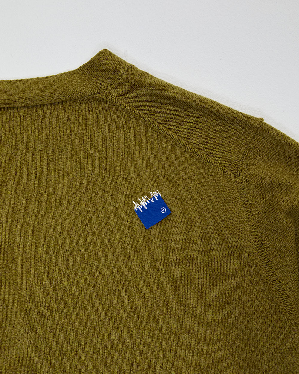 Ader Error - Decal logo cardigan (Khaki) product image 9 | TRAB K-Fashion Australia