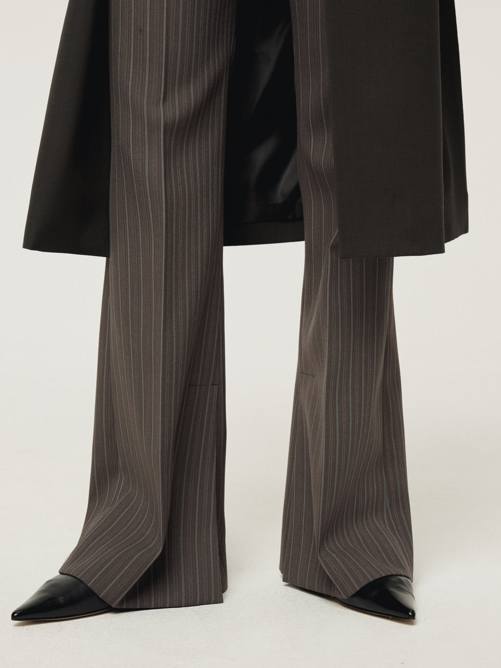 Recto - Rc Signature Stripe Flare Pants (Sepia Grey) product image 4 | TRAB K-Fashion Australia